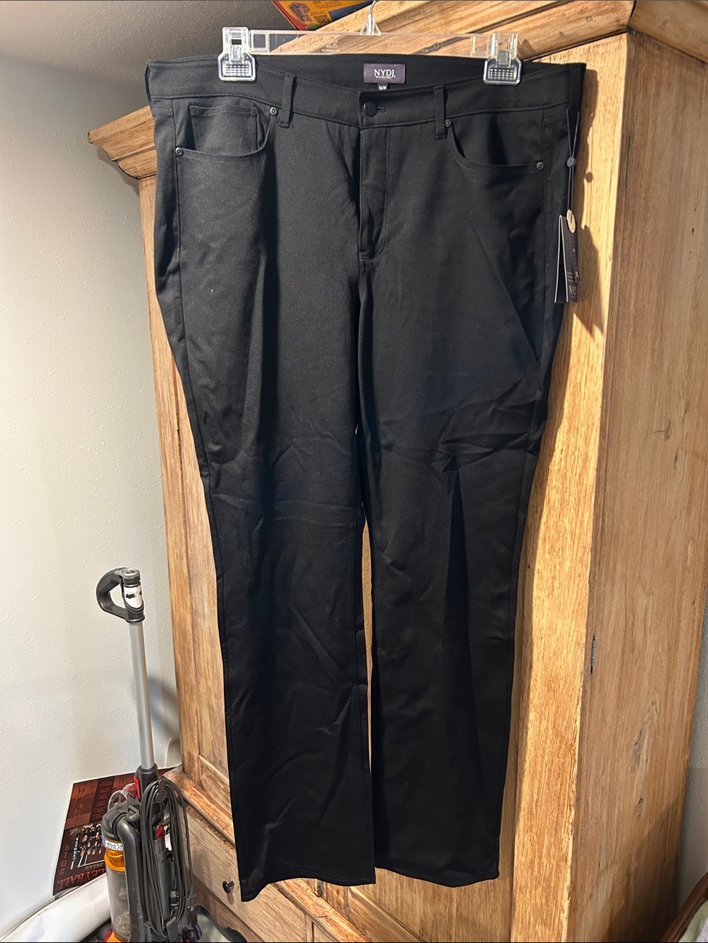 NYDJ Black Women’s Dress Pants – Straight Professional Cut